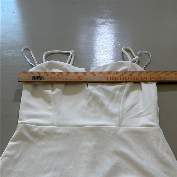 Lulus Finding the One White Mermaid Maxi Dress Size Medium - Picture 7 of 9